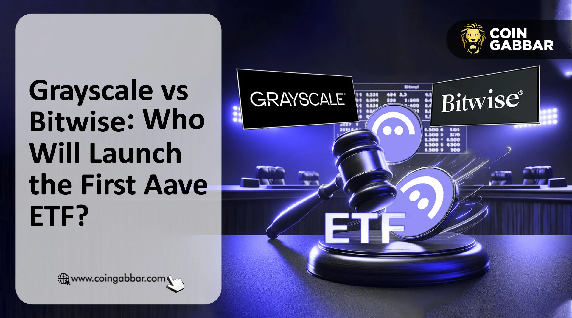 Grayscale vs Bitwise: Who Will Launch the First Grayscale Aave ETF?