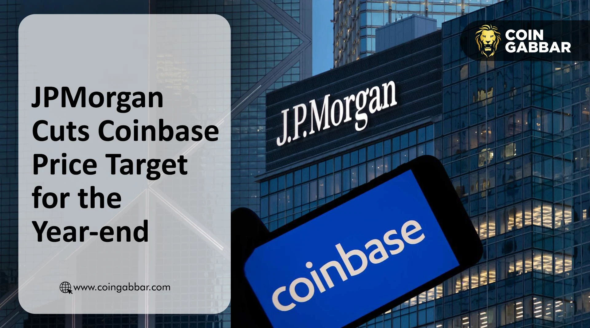 JPmorgan Cuts Coinbase Price Target for the Year-end