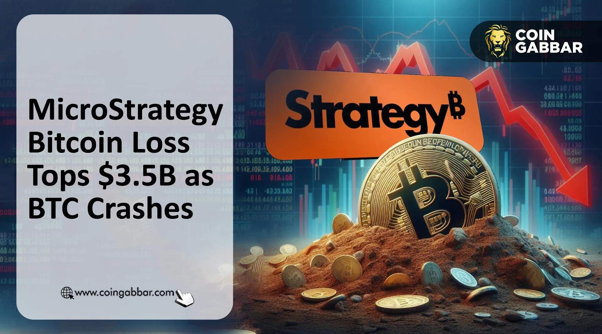 MicroStrategy Bitcoin loss grow as BTC price drops and MSTR stock declines