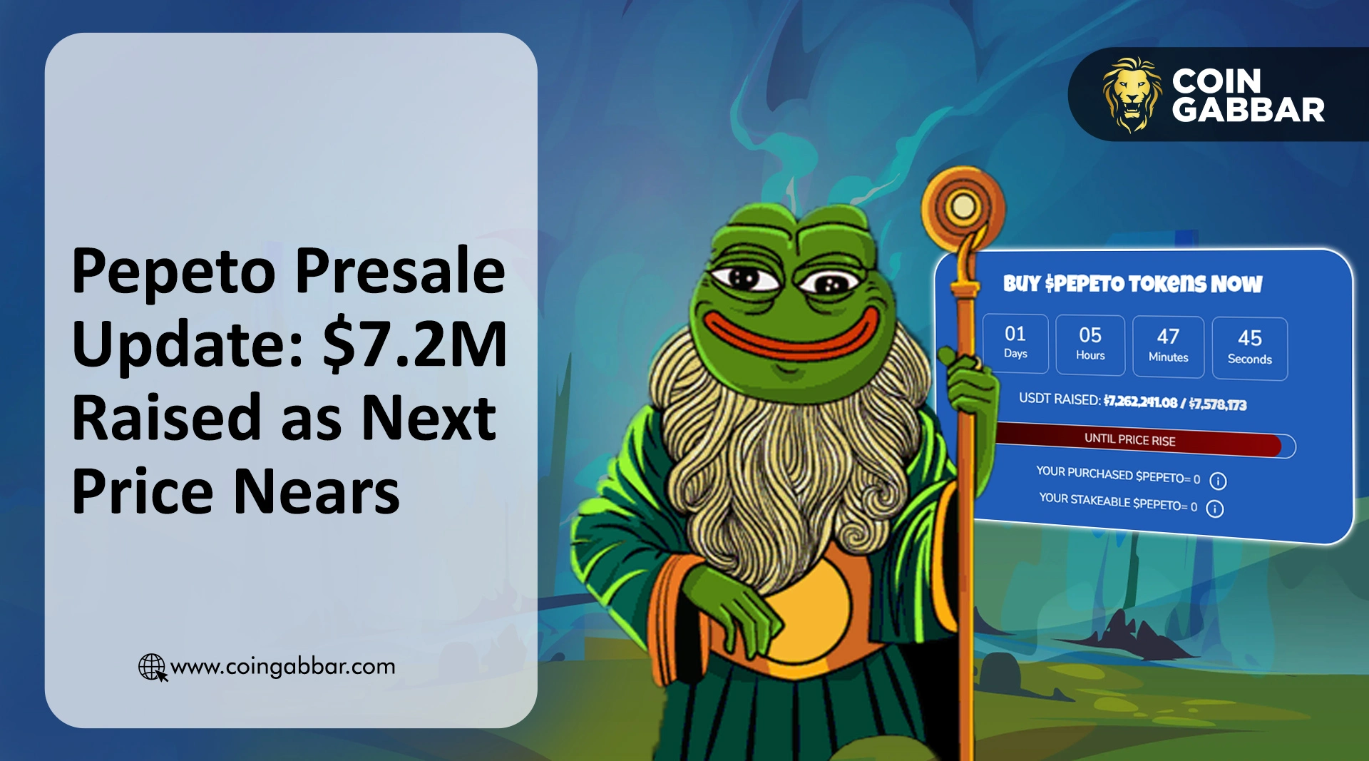 Pepeto Presale Update