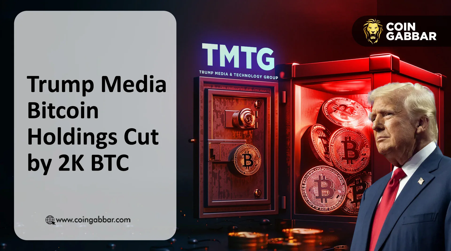 Trump Media Bitcoin Holdings Cut by 2K BTC