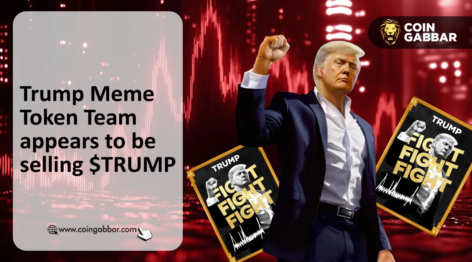 Trump Meme Token Team appears to be selling $TRUMP