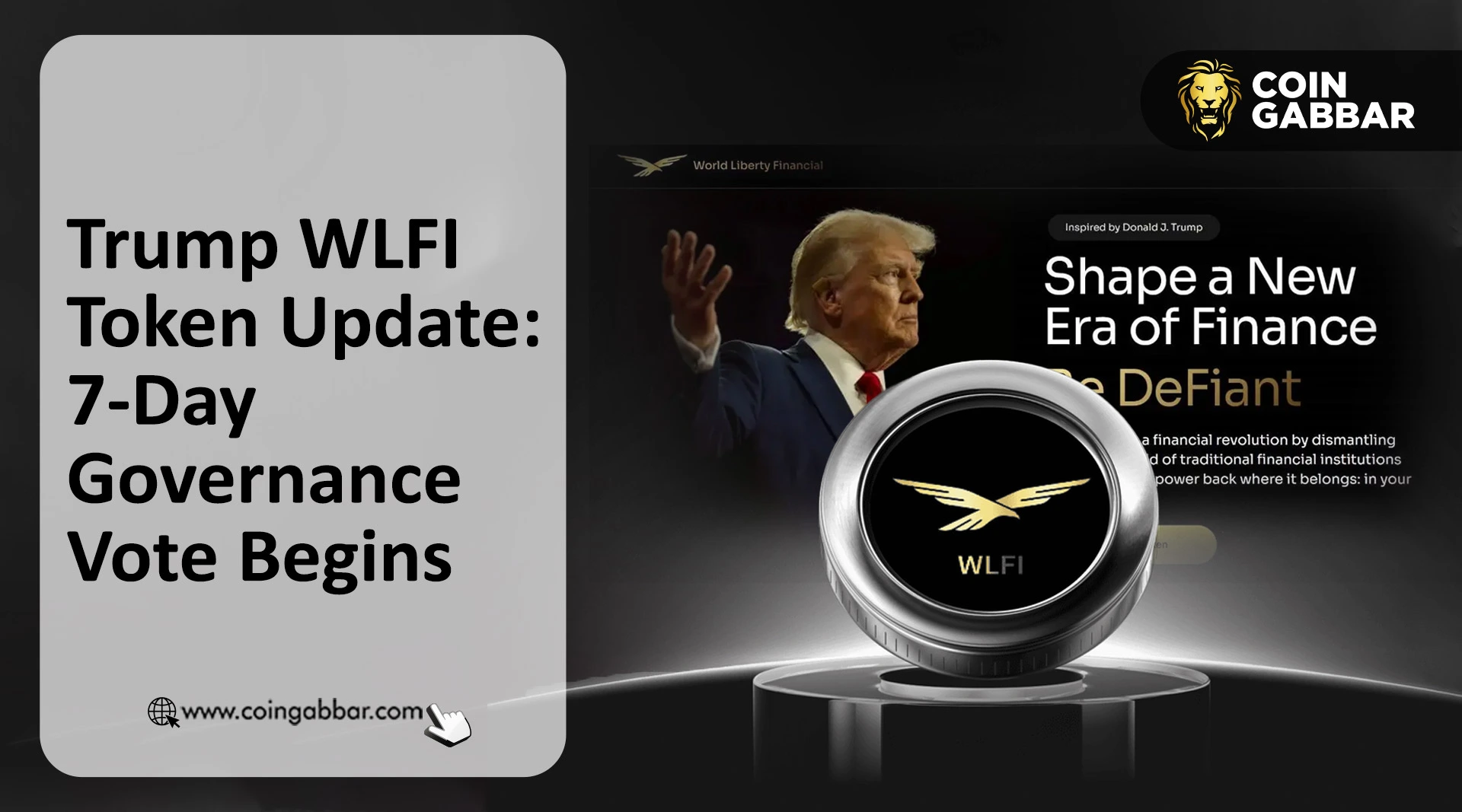 Trump WLFI Token Update: 7-Day Governance Vote Begins