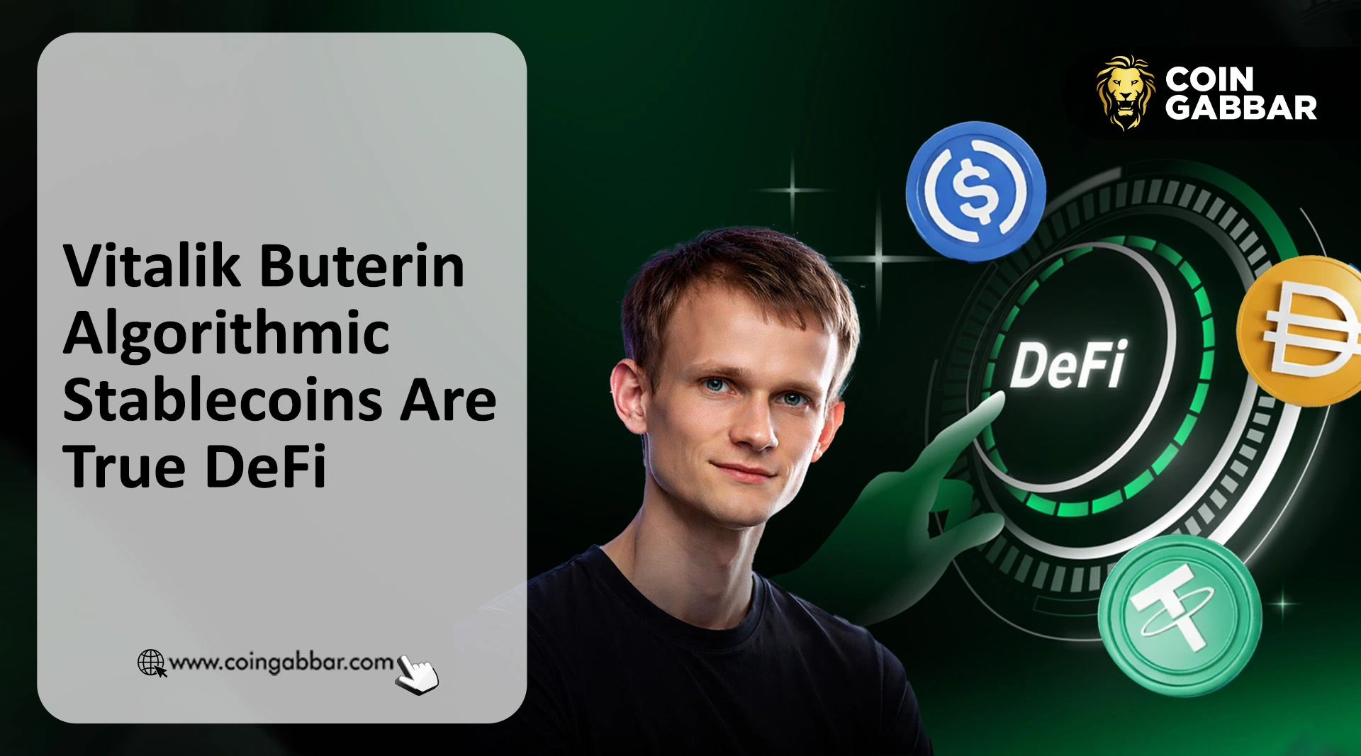 Vitalik Buterin algorithmic stablecoins represent true DeFi design