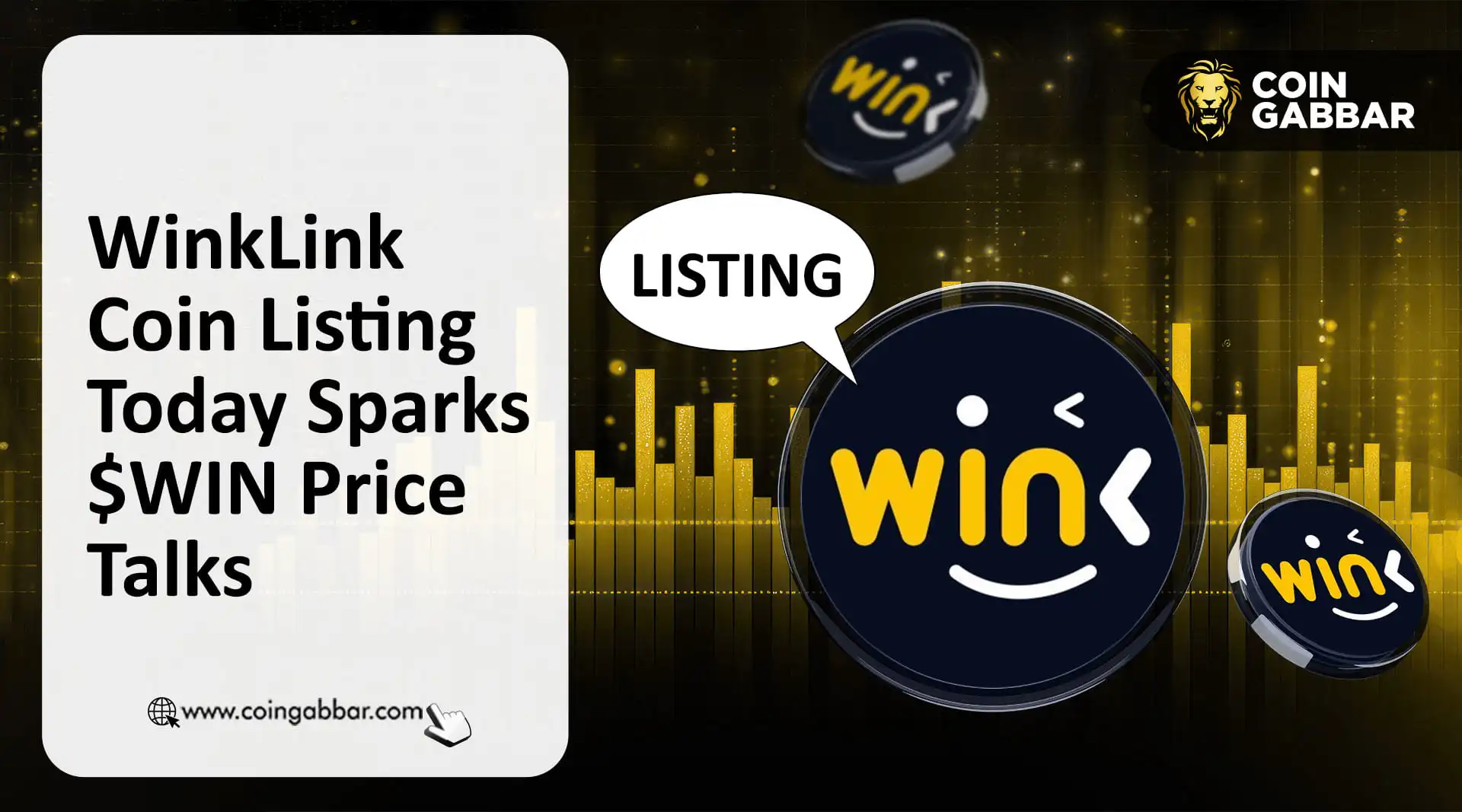 WinkLink Coin Listing Today Sparks $WIN Price Talks