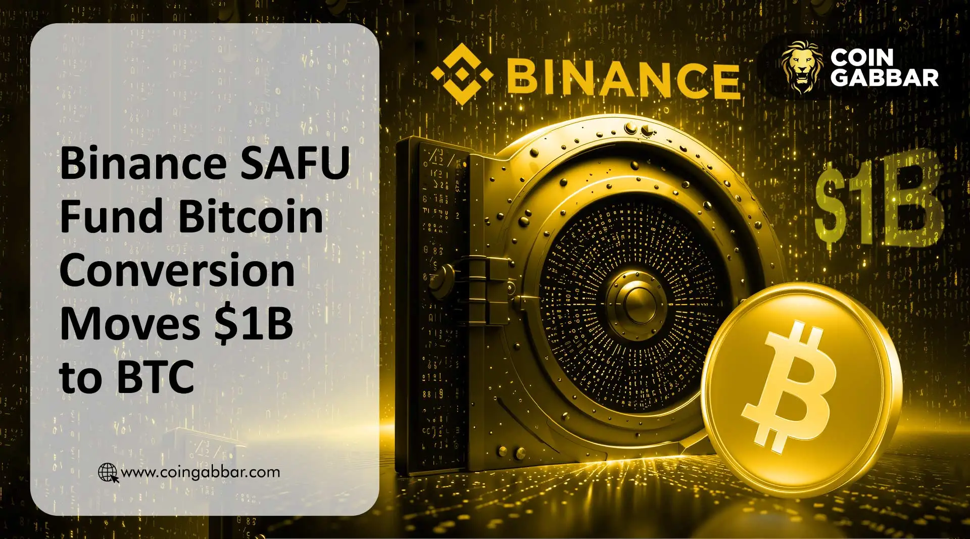 Binance SAFU Fund Bitcoin conversion strategy and BTC reserve shift