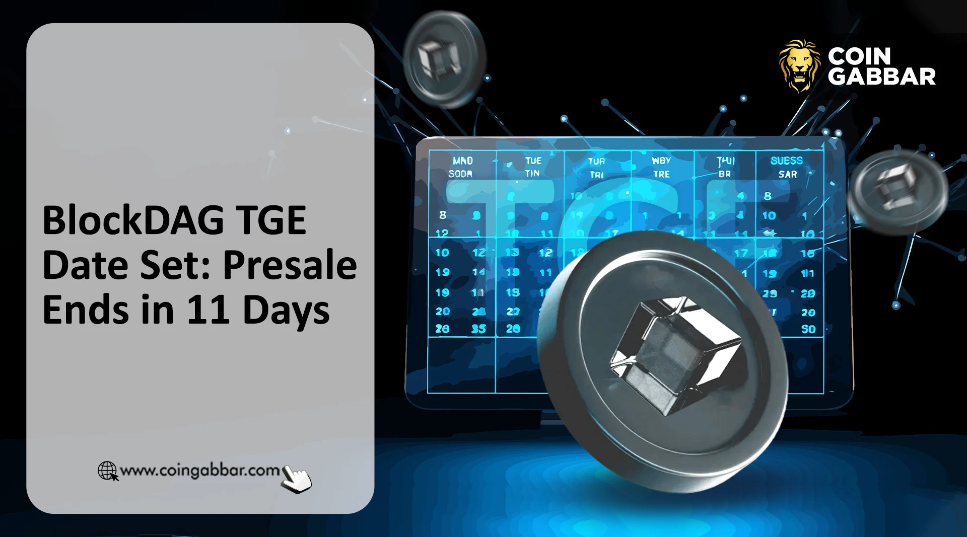 BlockDAG Launch Date 1 Month Away