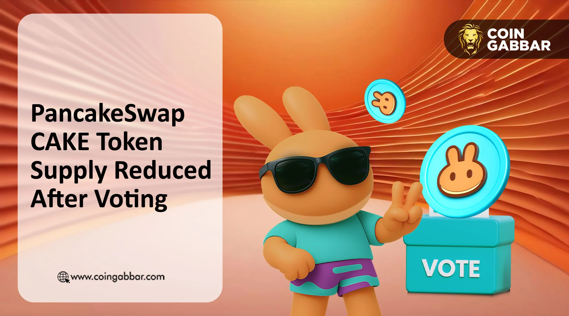 PancakeSwap CAKE Token Supply Reduced After Voting