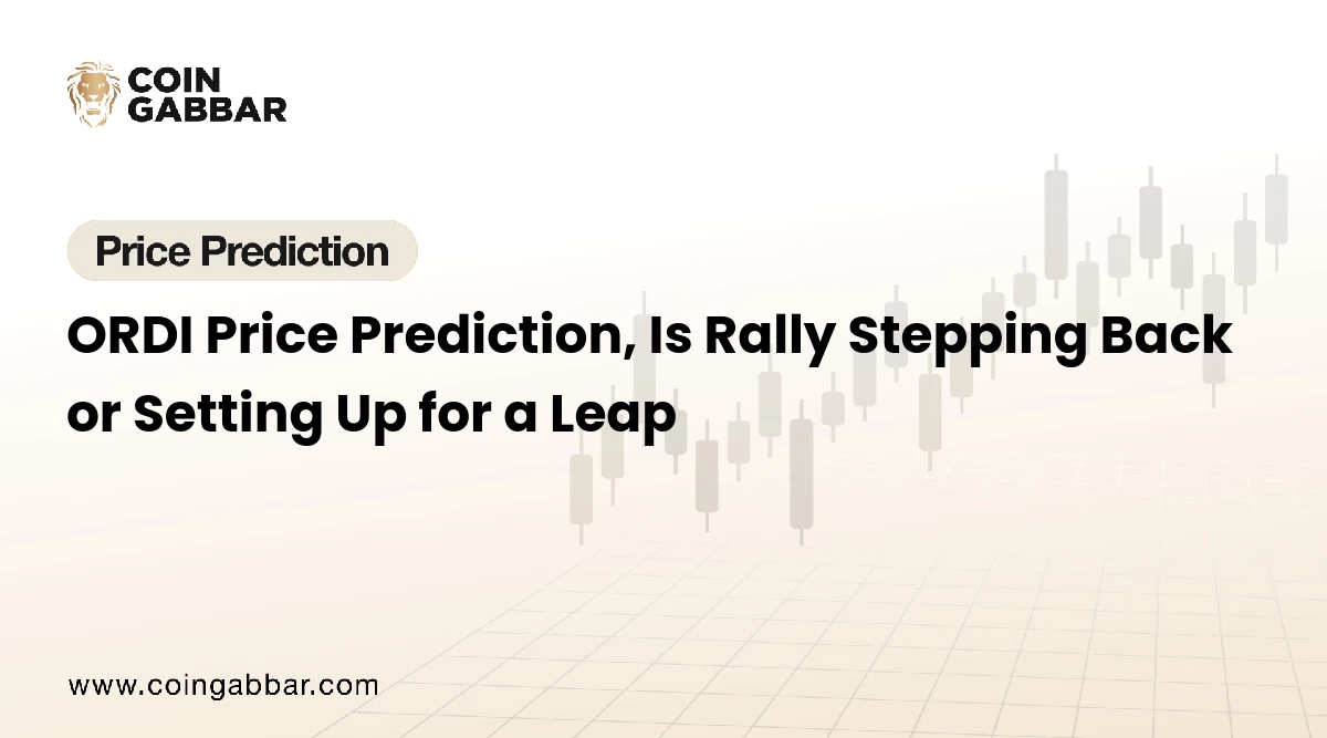 ORDI Price Prediction, Is Rally Stepping Back or Setting Up for a Leap