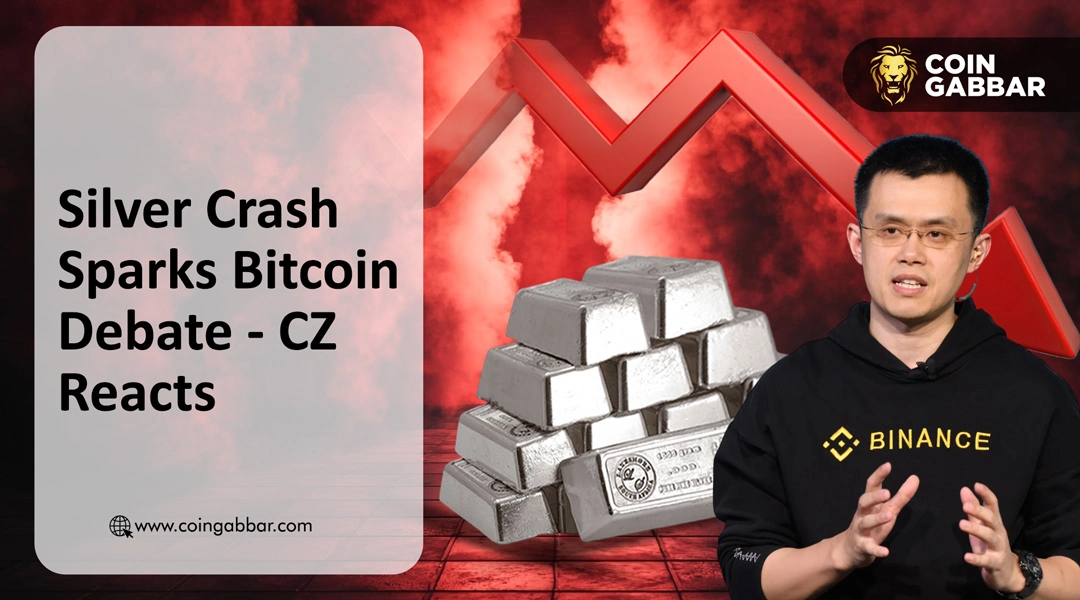 CZ reacts to silver crash and crypto market