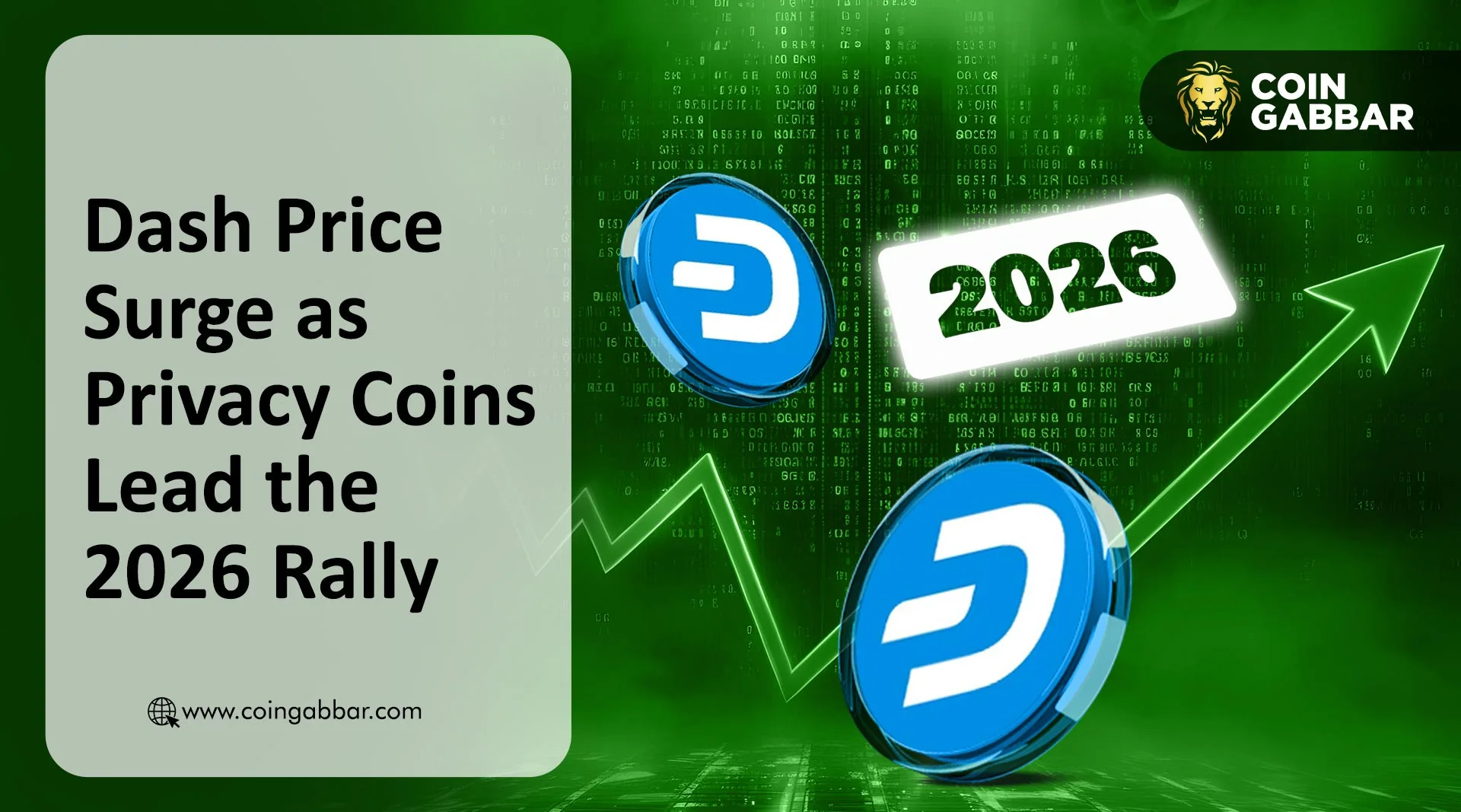 Dash Price Surge as Privacy Coins Lead the 2026 Rally