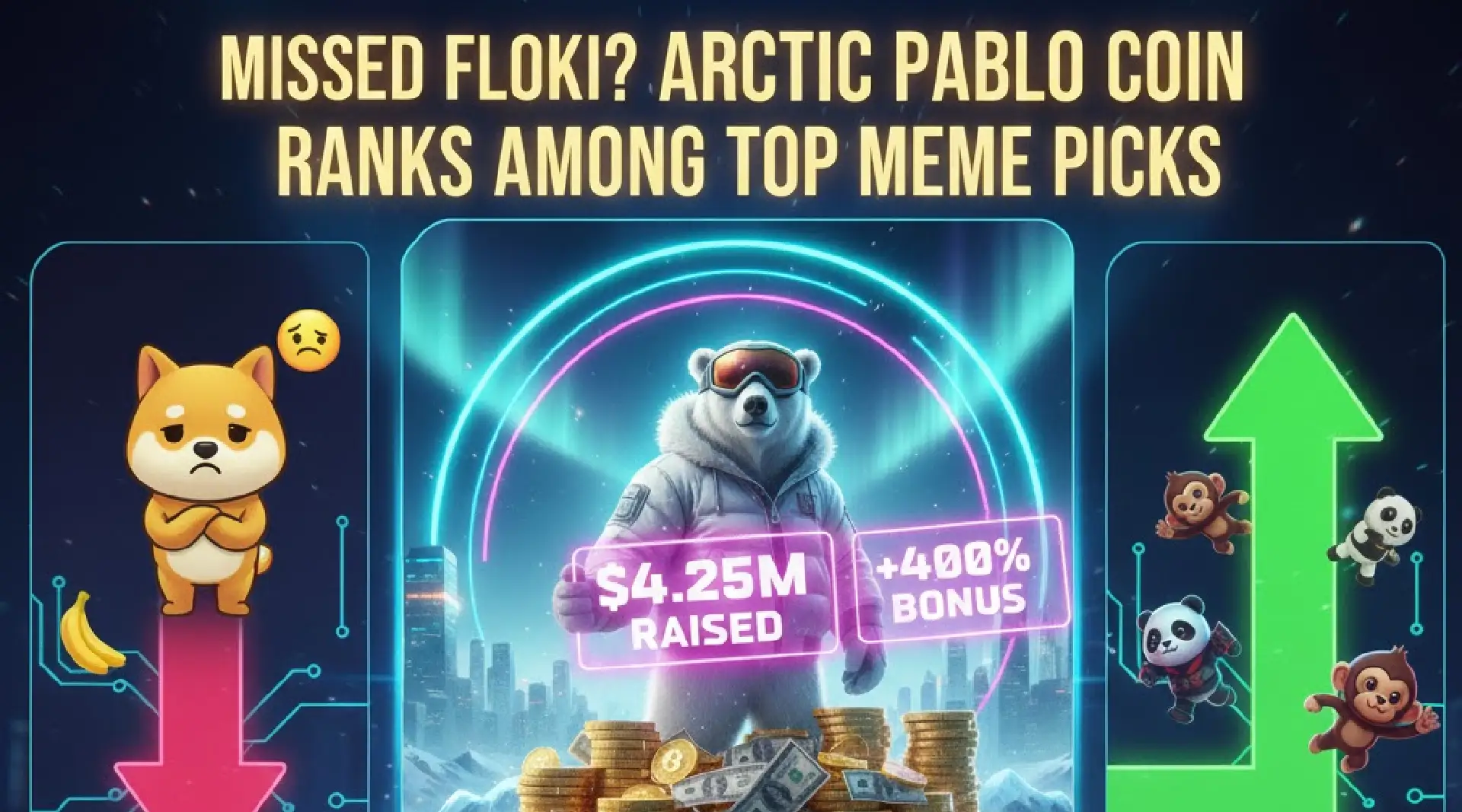 Arctic Pablo Coin & Floki