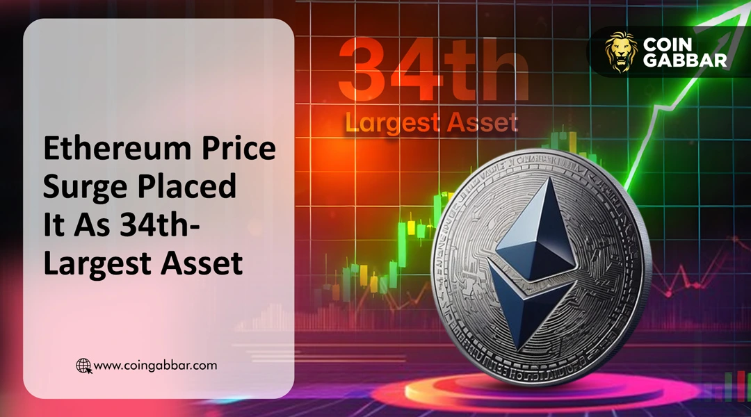 Ethereum Price Surge Placed It As 35th-Largest Asset