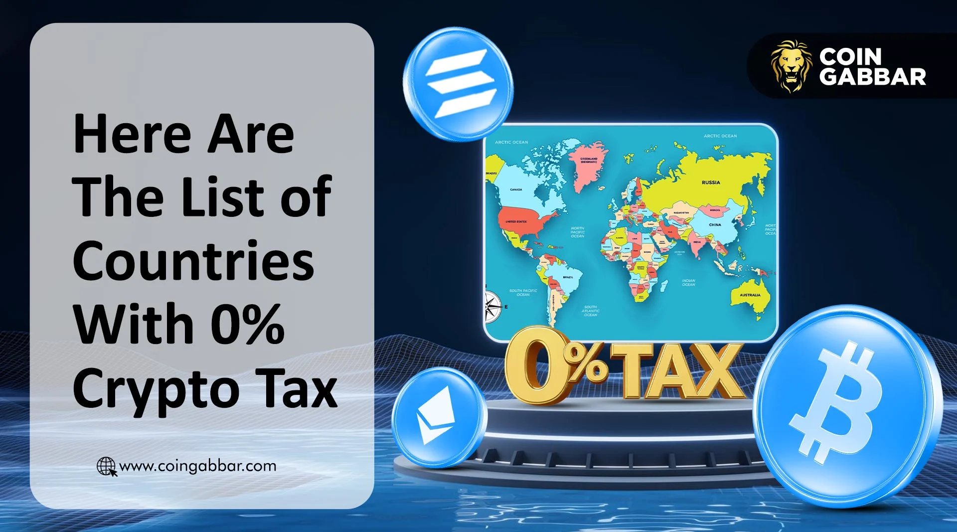 Here Are The List of  Countries With 0% Crypto Tax