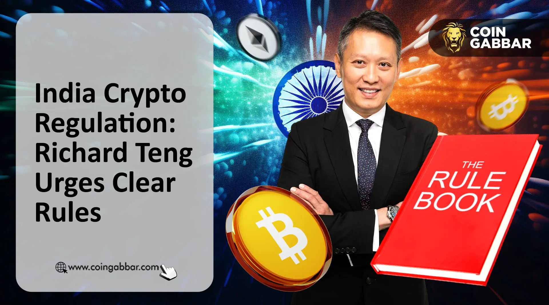 India crypto regulation discussion by Binance co-CEO Richard Teng
