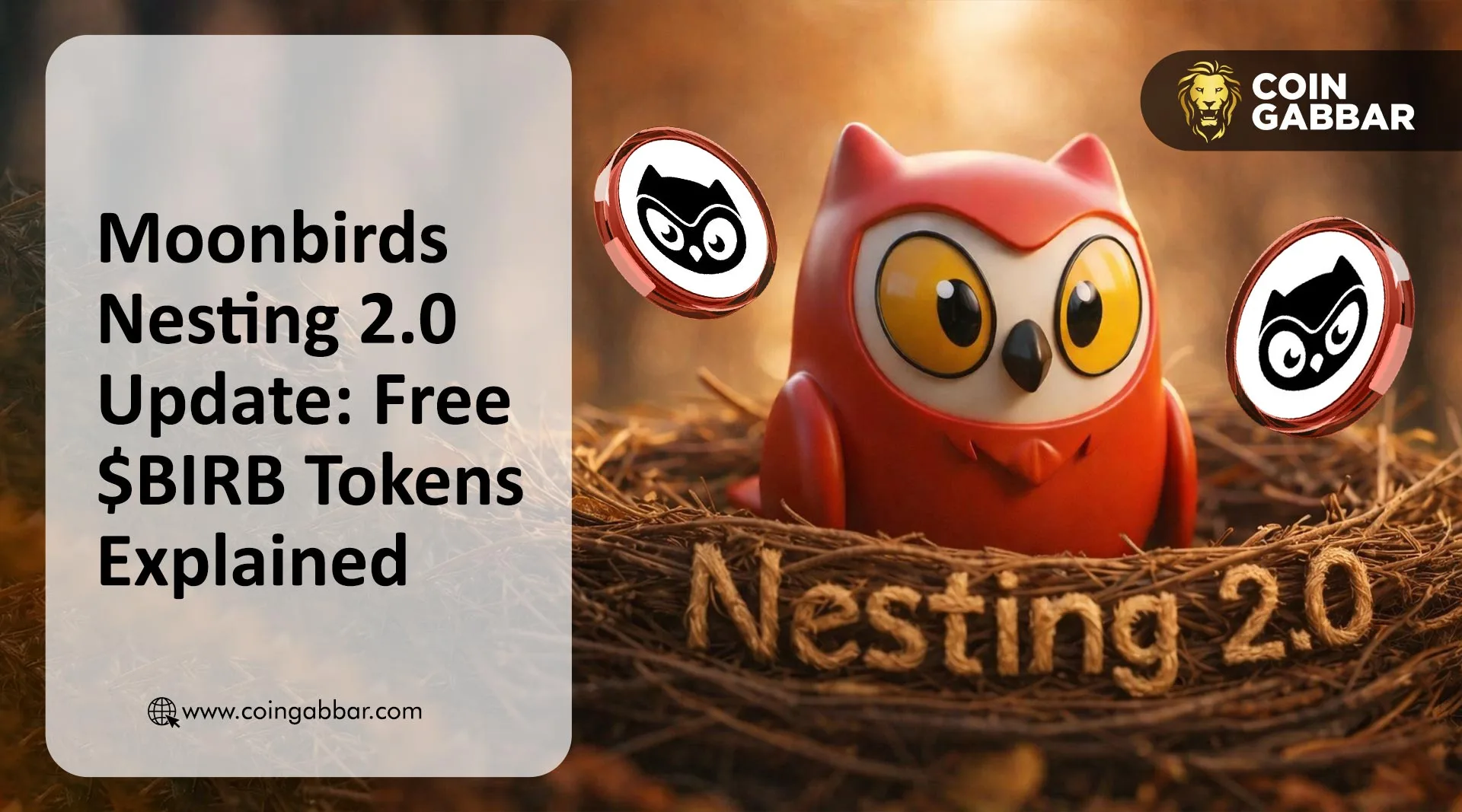Moonbirds NFT Nesting 2.0 Update: Free $BIRB Tokens Explained