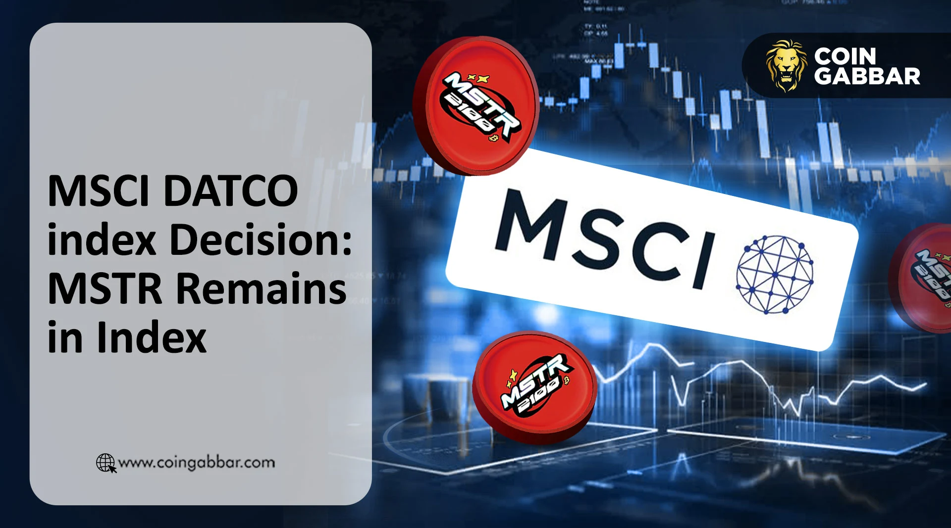 MSCI DATCO Index Decision retains Bitcoin treasury firms in global stock indexes