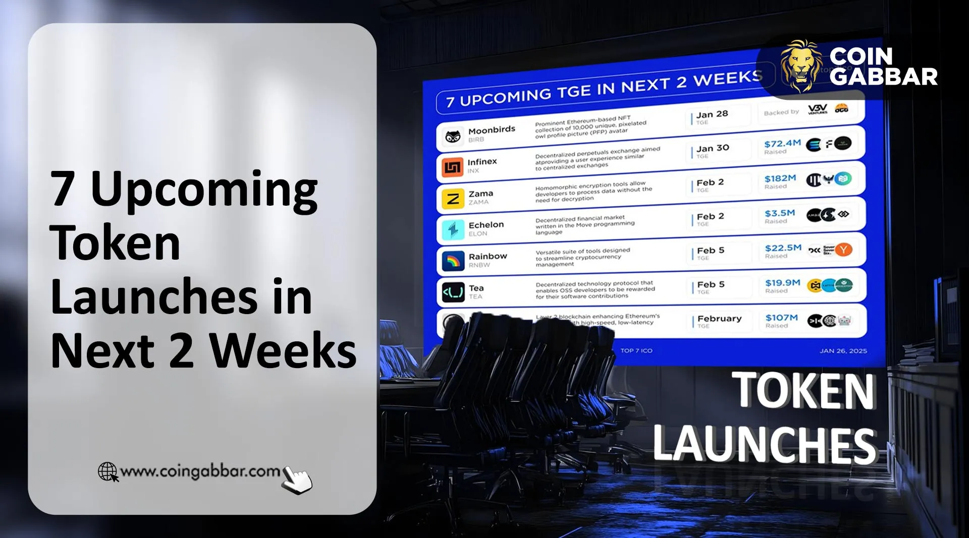 7 Upcoming Crypto Token Launches in Next 2 Weeks