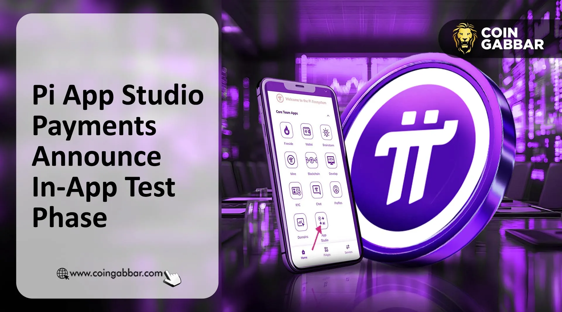 Pi App Studio Payments Announce In-App Test Phase