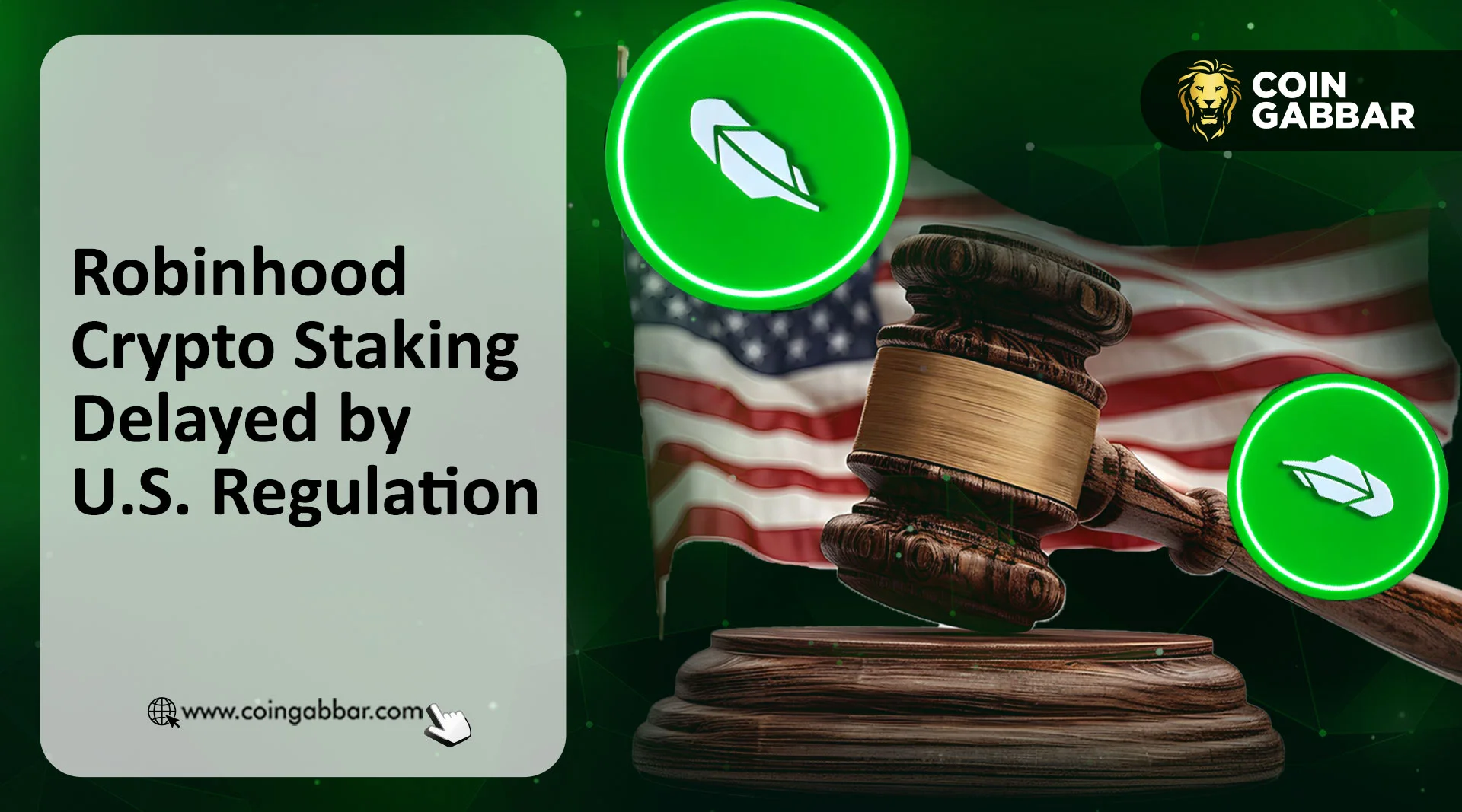 Robinhood crypto staking remains unavailable in four U.S. states.