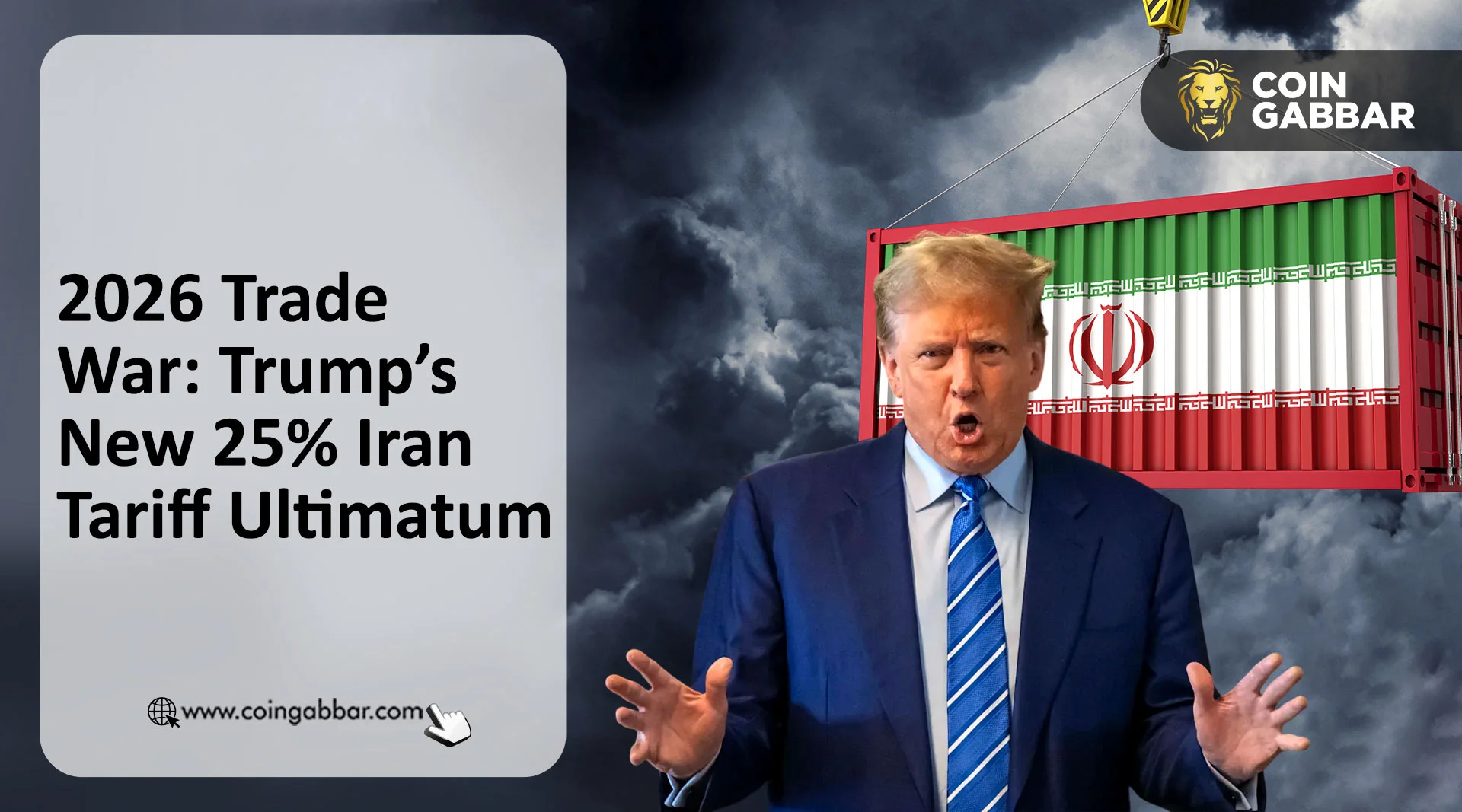 Trump 25% Iran tariff impact on India and crypto markets
