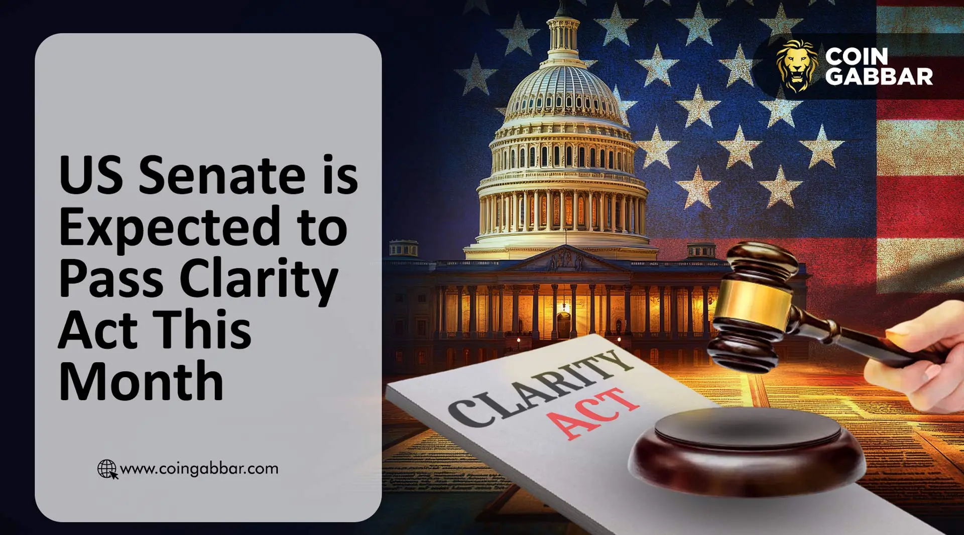 US Senate Expected to Pass Clarity Act This Month