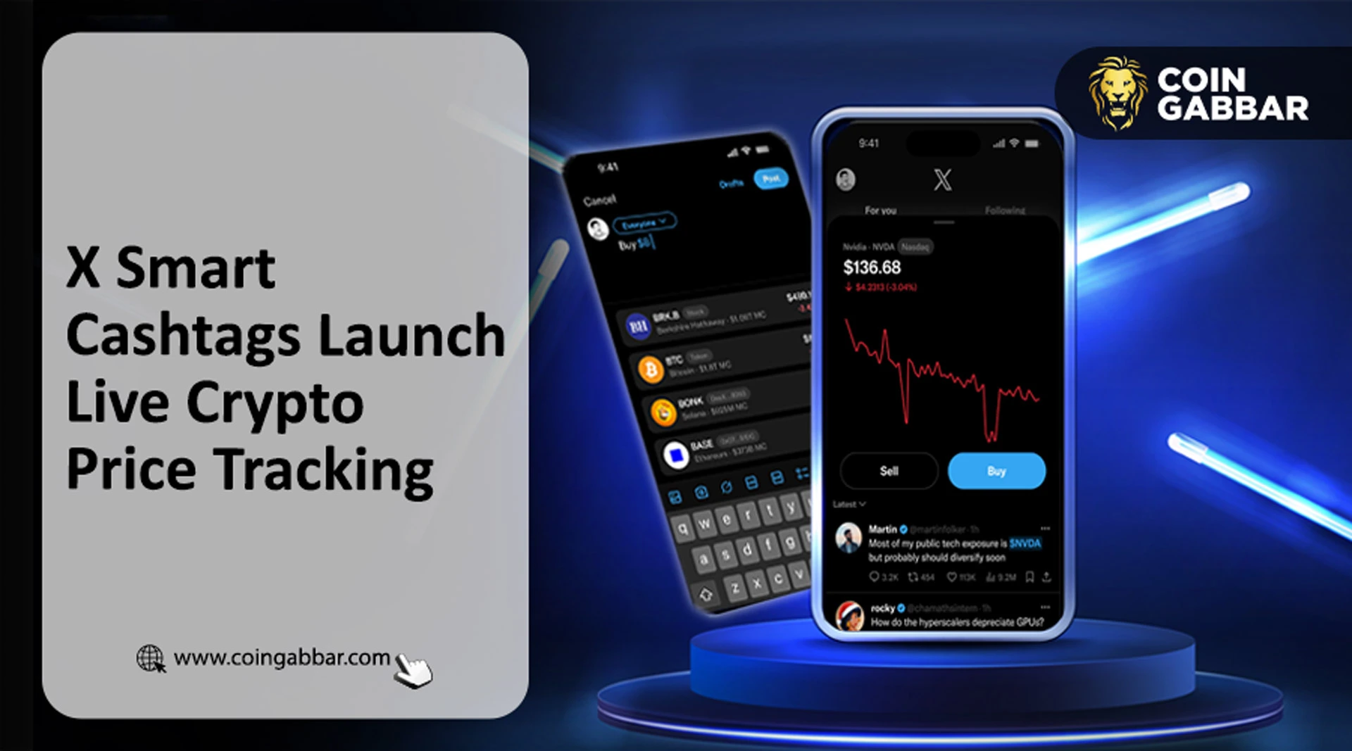 X Smart Cashtags Launch Live Crypto Price Tracking
