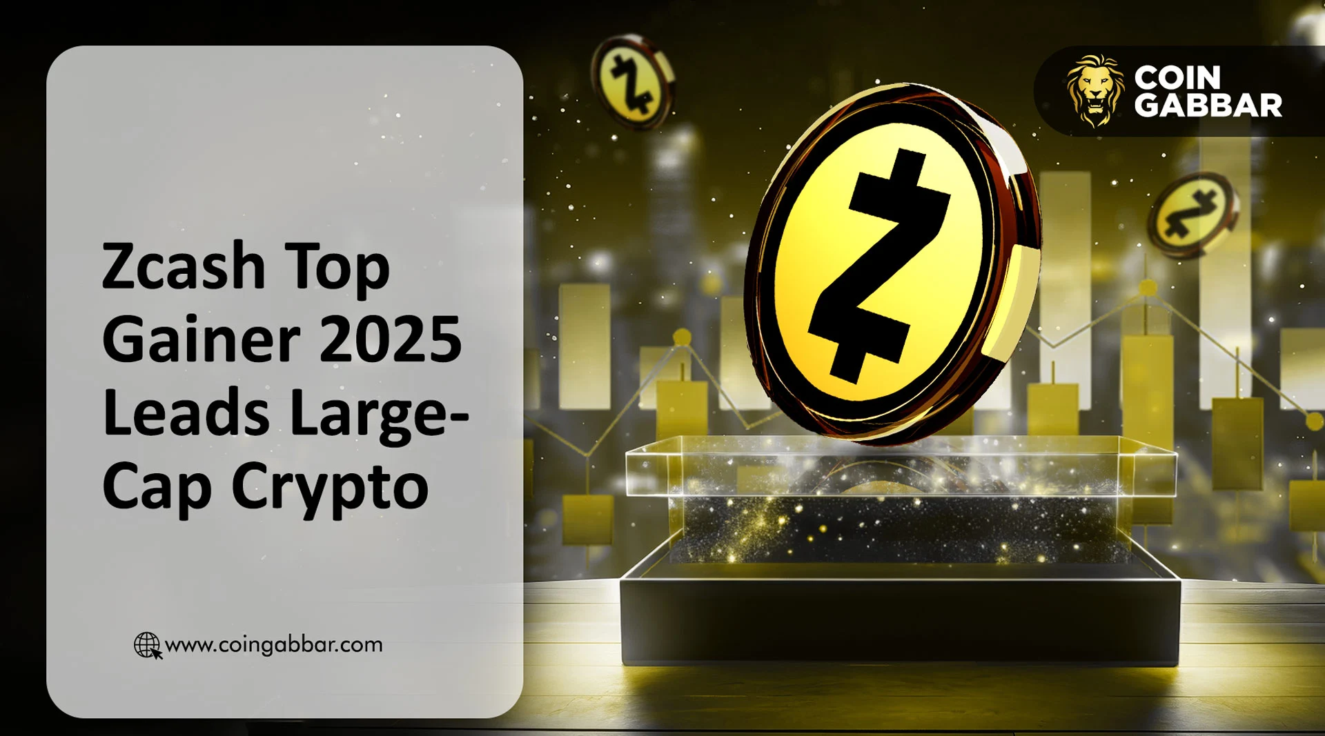 Zcash Top Gainer 2025 Leads Large-Cap Crypto