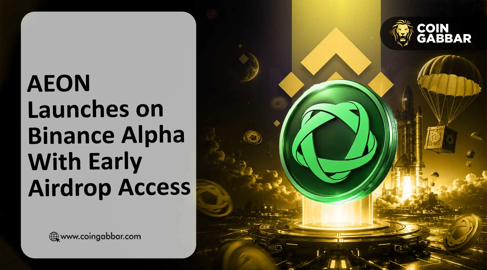 AEON Binance Alpha Listing thumbnail
