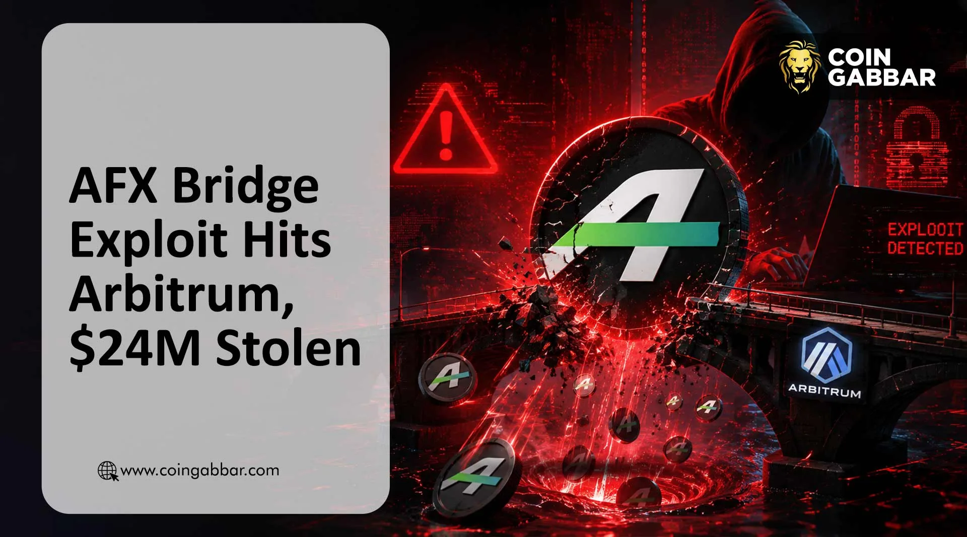 AFX bridge exploit drains $24.15M USDC from Arbitrum custody bridge