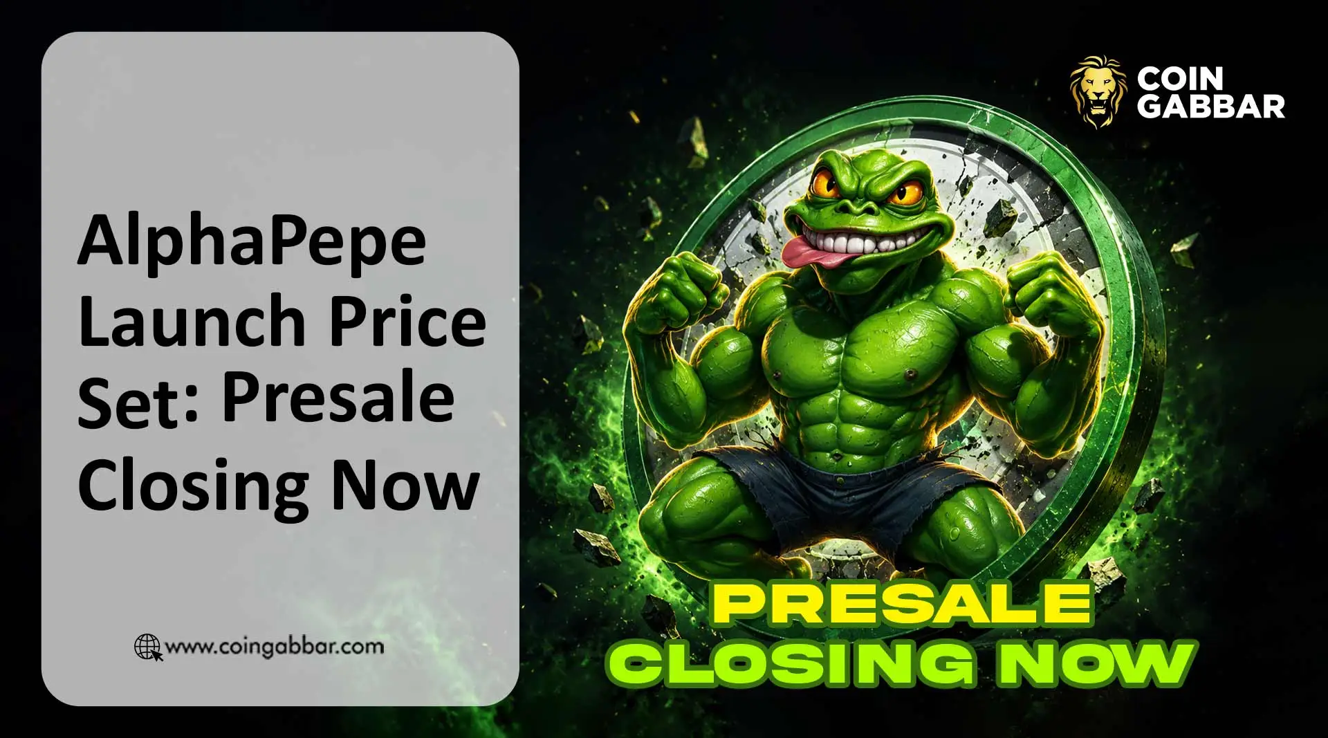 AlphaPepe launch price update