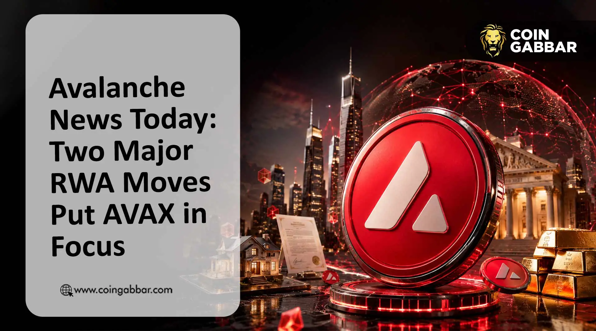 Avalanche News Today: Two Major RWA Moves Put AVAX in Focus