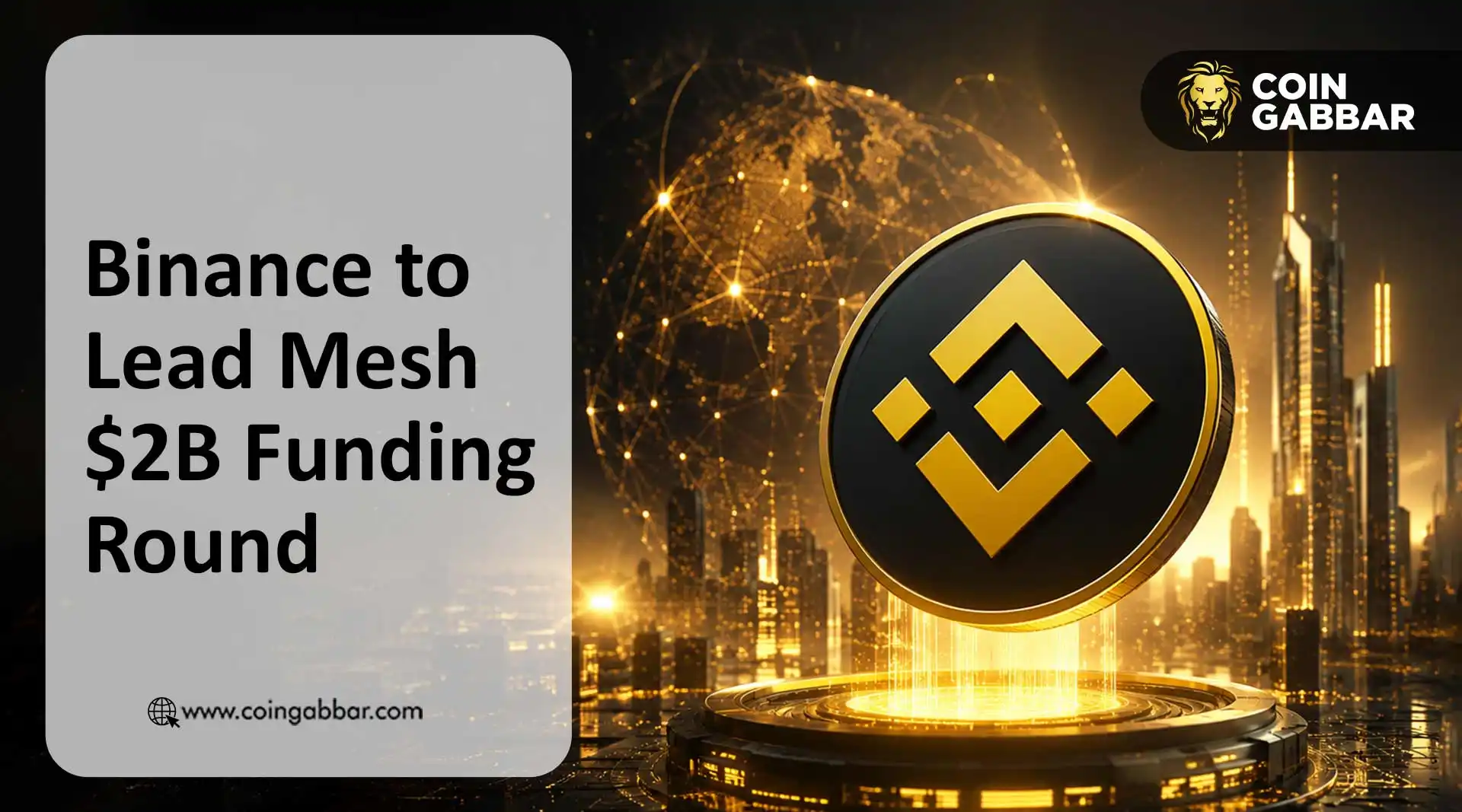 Binance Mesh funding crypto payments settlement network
