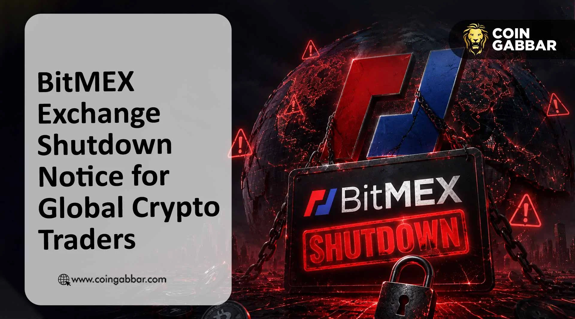 BitMEX shutdown announcement with September 23, 2026 exchange closure timeline