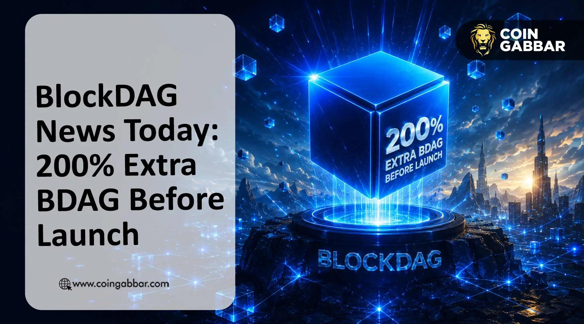 BlockDAG news 200% bonus before BDAG launch July 17