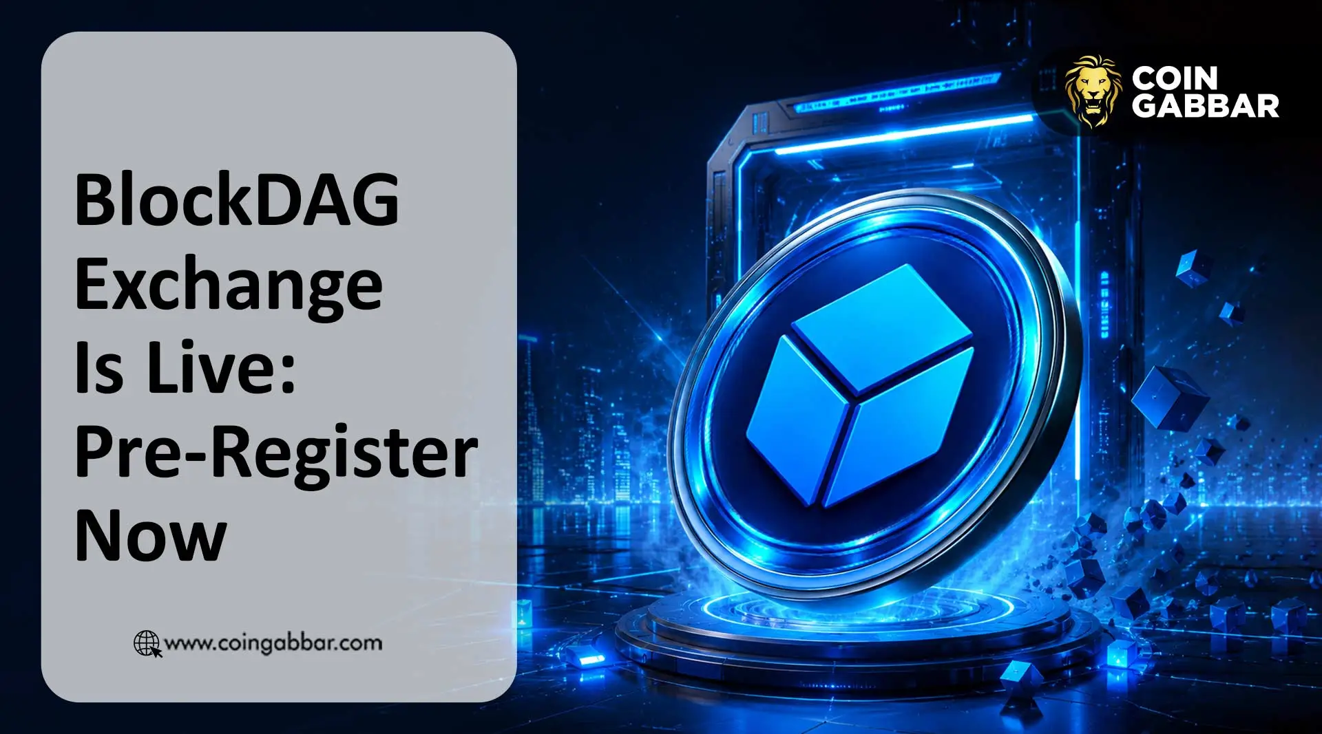 BlockDAG Exchange Is Live: Pre-Register Now