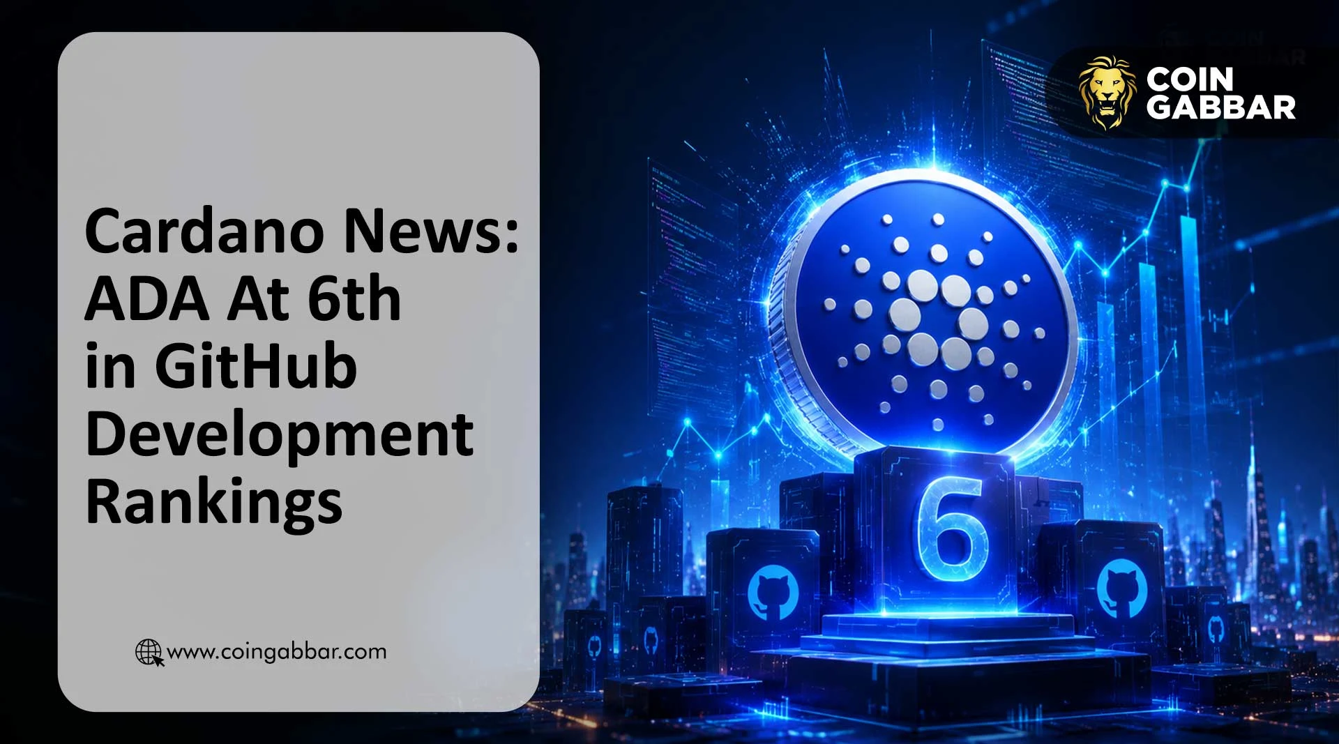 Cardano News: ADA At 6th in GitHub Development Rankings