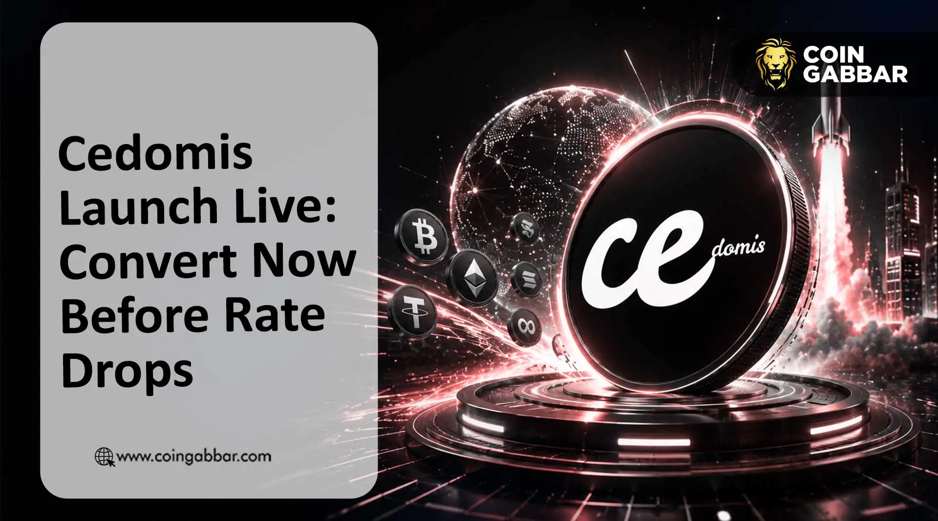 Cedomis launch live PCEDO to CEDO conversion rate