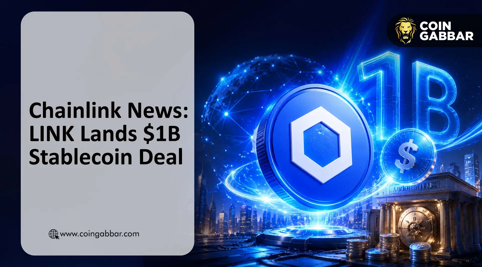 Chainlink news $1B stablecoin