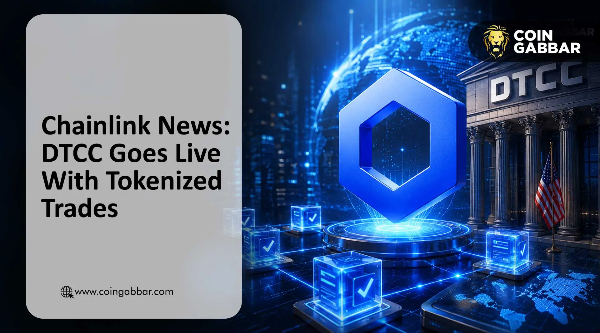 Chainlink news DTCC first tokenized securities