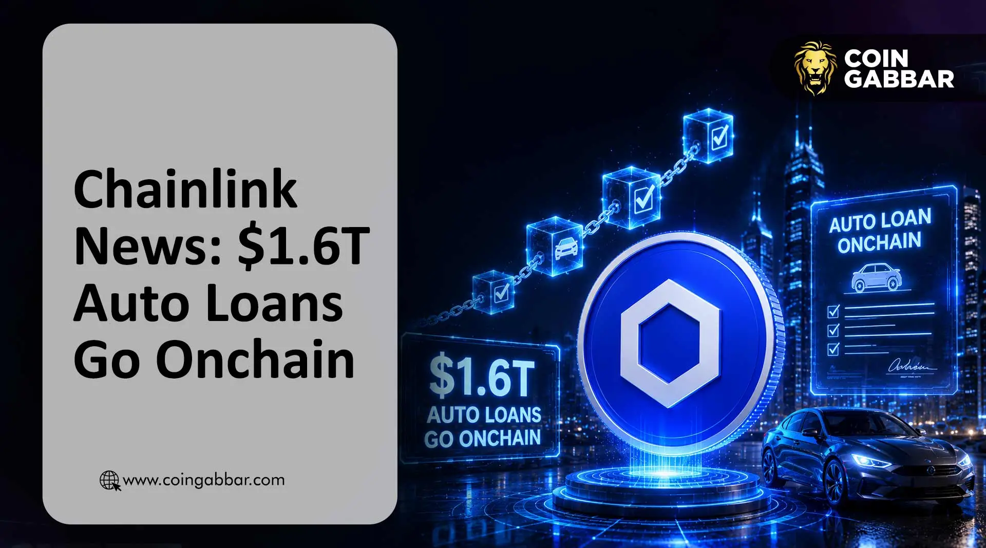 Chainlink news update on Figure auto loan