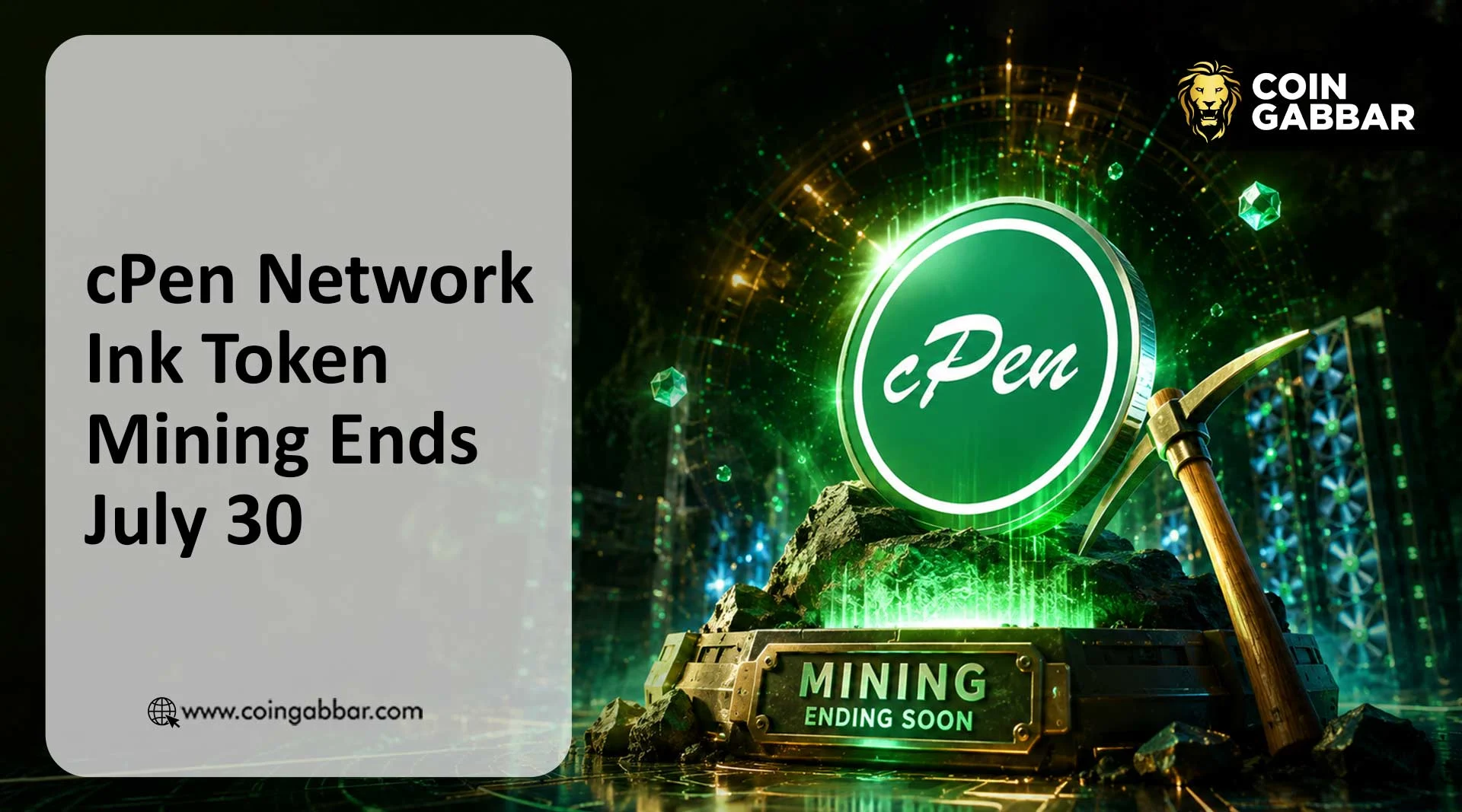 cPen Network Ink Token Mining Ends July 30