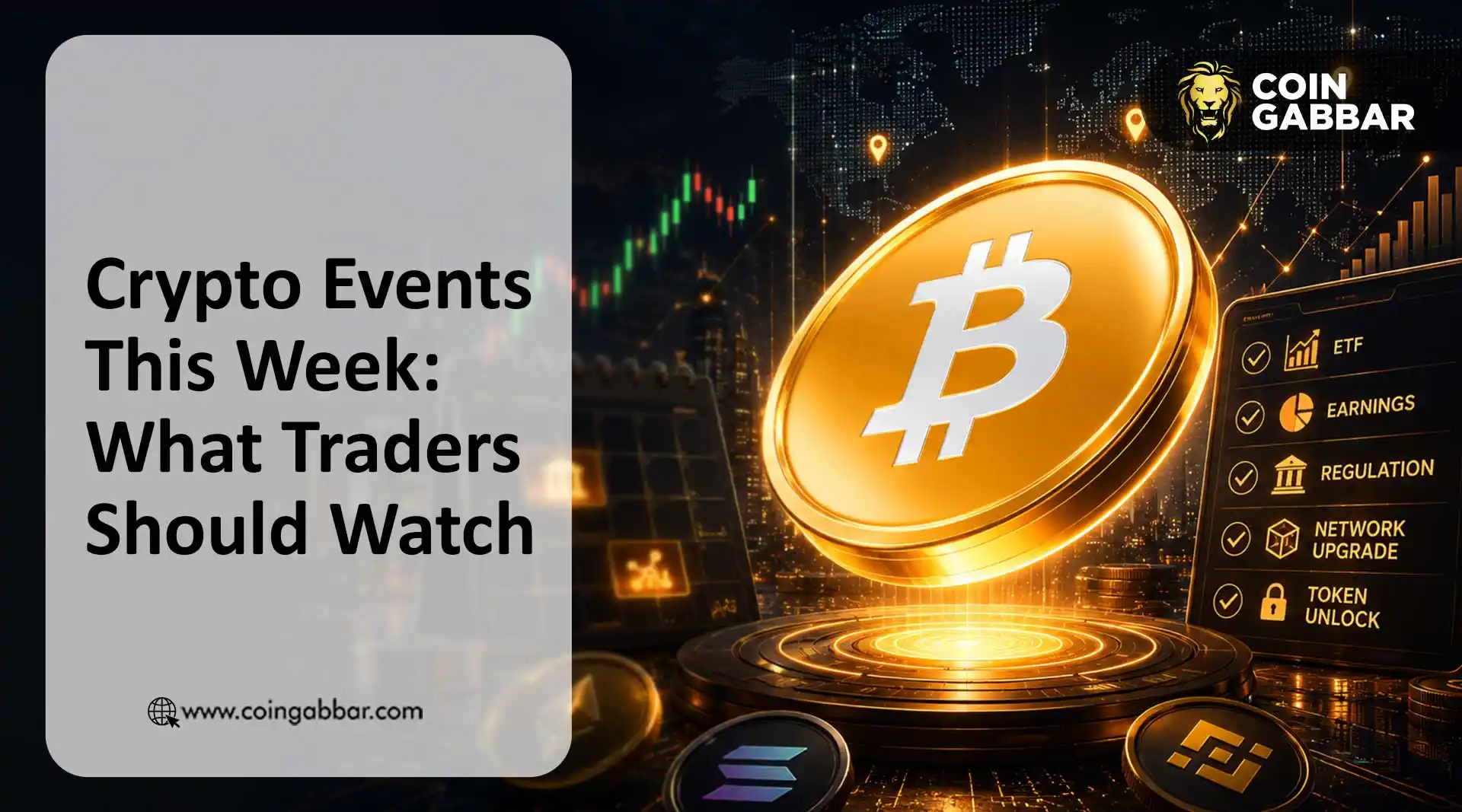 Crypto events this week calendar and market impact