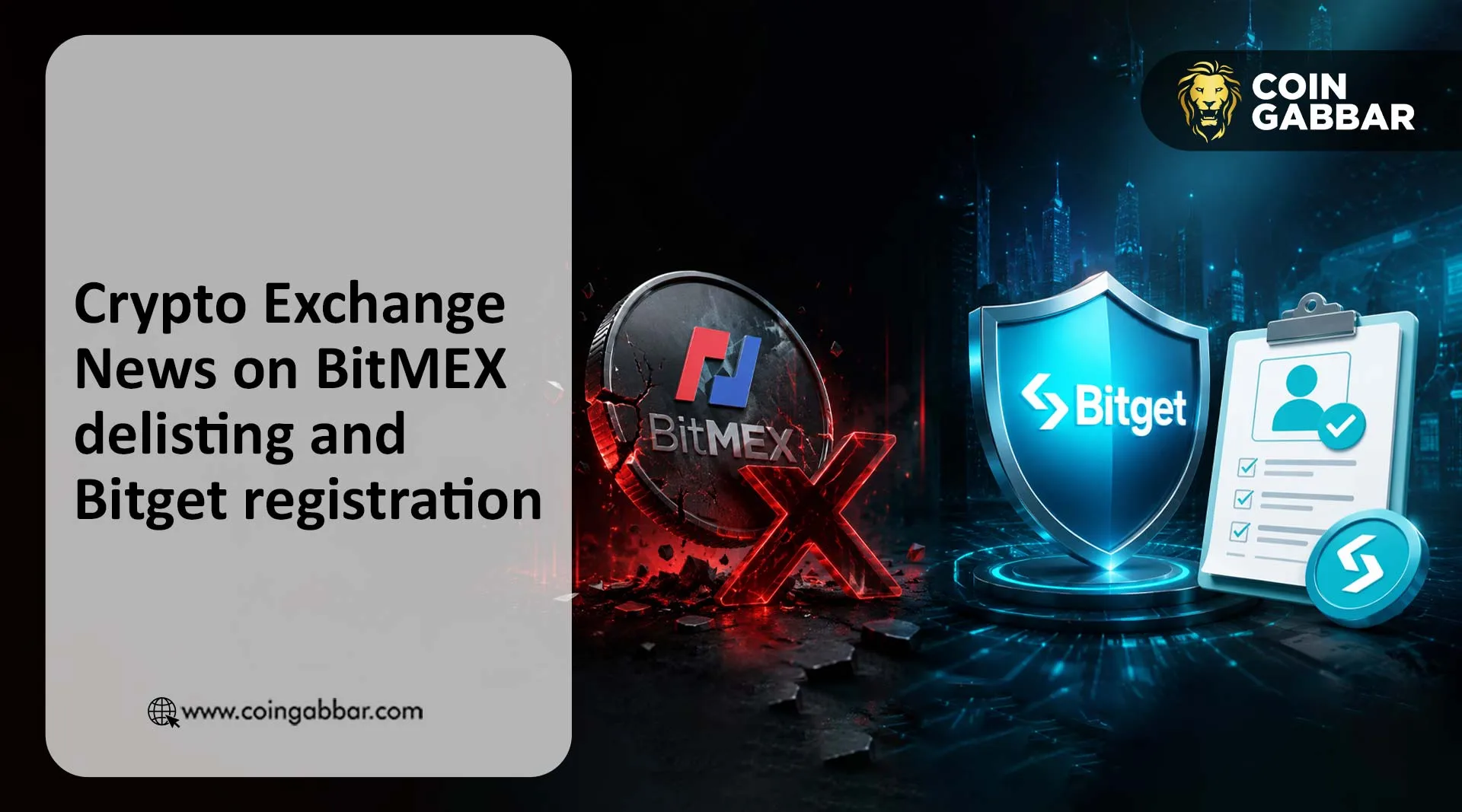 Crypto Exchange News on BitMEX delisting and Bitget registration