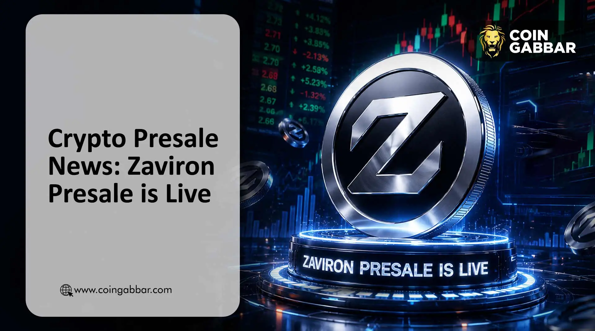 Crypto Presale News: Zaviron Presale is 97% Sold, ZVR Price Surge Near