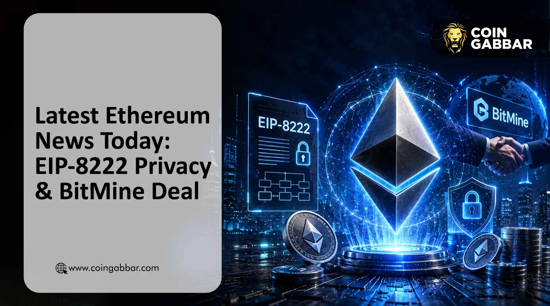 Latest Ethereum News Today: EIP-8222 Privacy & BitMine Deal