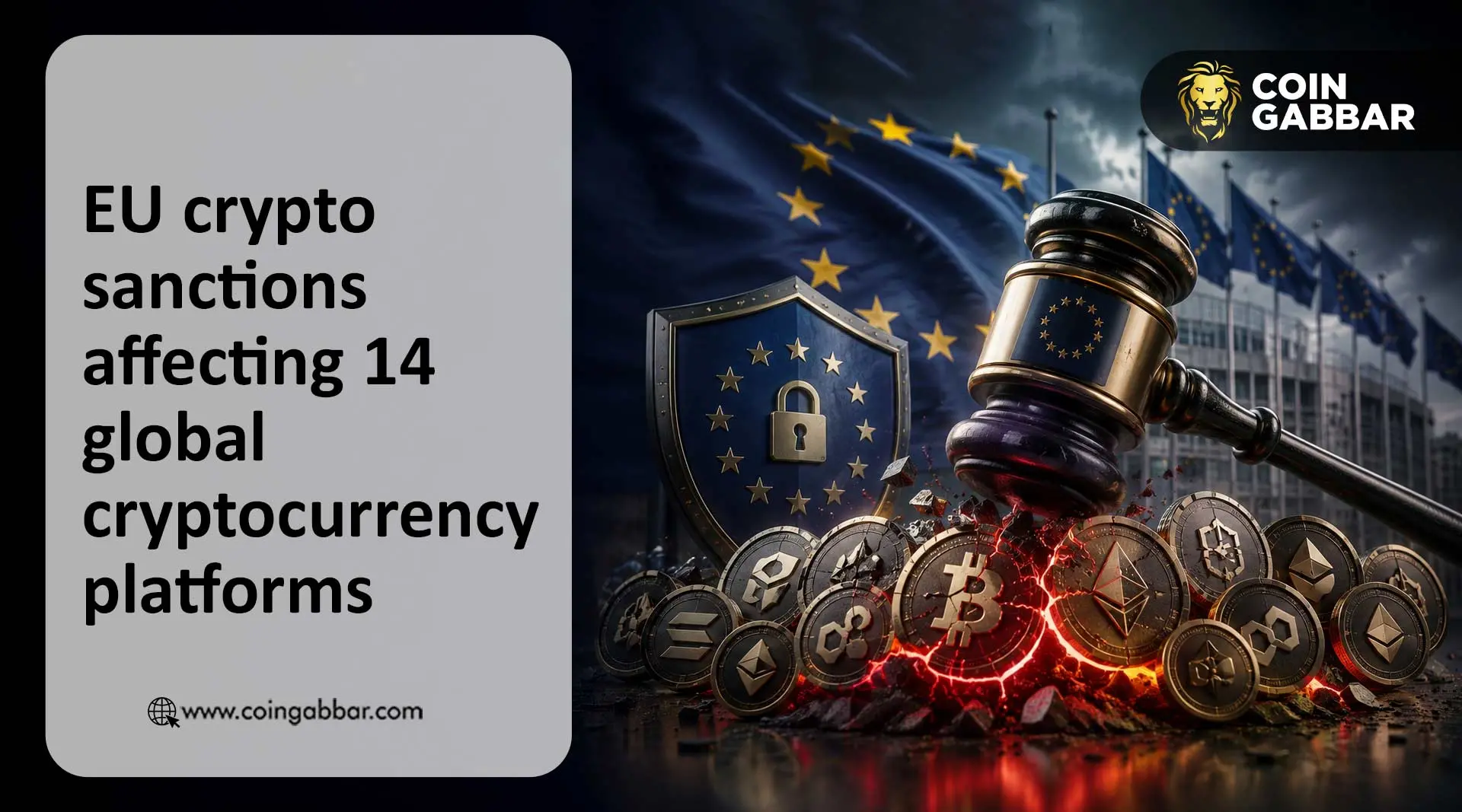 EU crypto sanctions affecting 14 global cryptocurrency platforms