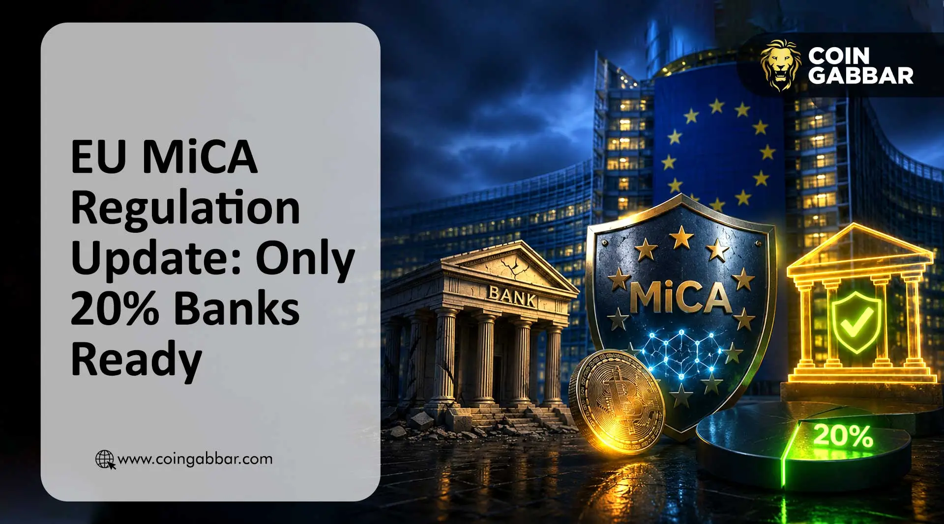 EU MiCA Regulation Update: Only 20% Banks Ready