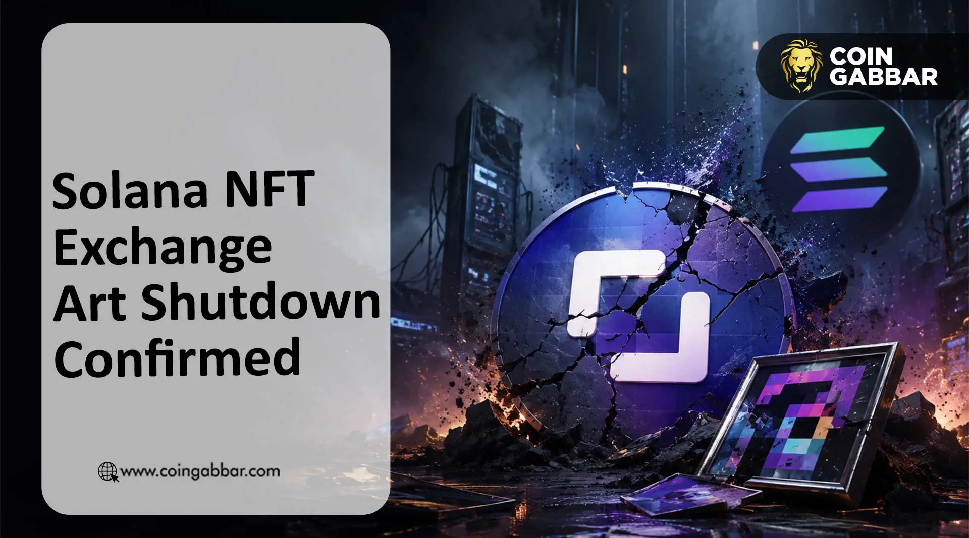 Solana NFT Exchange Art Shutdown Confirmed