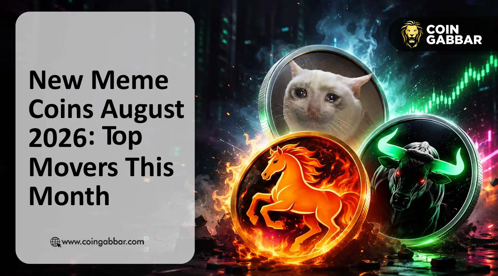 New Meme Coins August 2026 top picks with strong monthly gains
